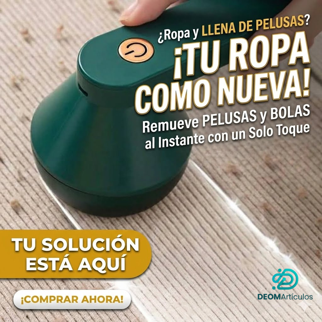 Quita pelusas eléctrico portátil